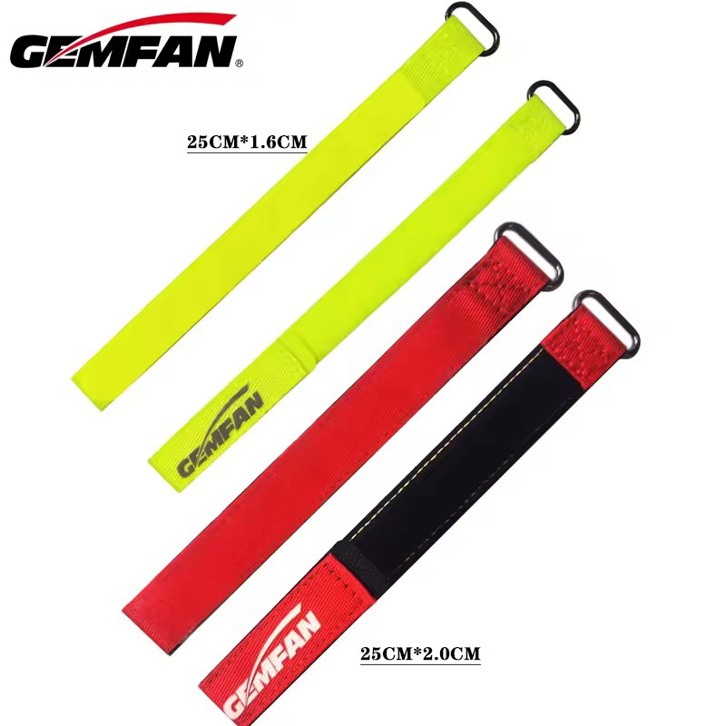 Drone Battery Strap - 2PCS Gemfan Hochfestes, rutschfestes, gewebtes Lipo-Batteriegurt