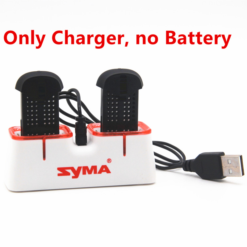 Drone Battery Balance Charger - Dual-USB-Schnellladegerät für Syma X22 X22W Drohnenbatterien,