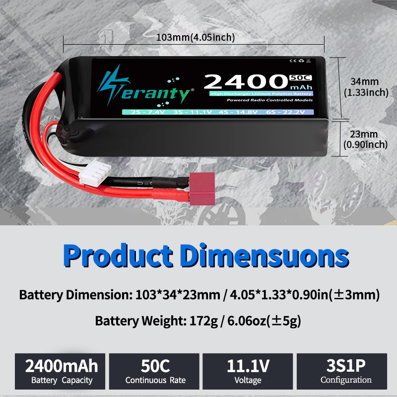 TERANTY 3S 2200/2400/2600mAh L – Drone Battery 3S Bewertung und Preis