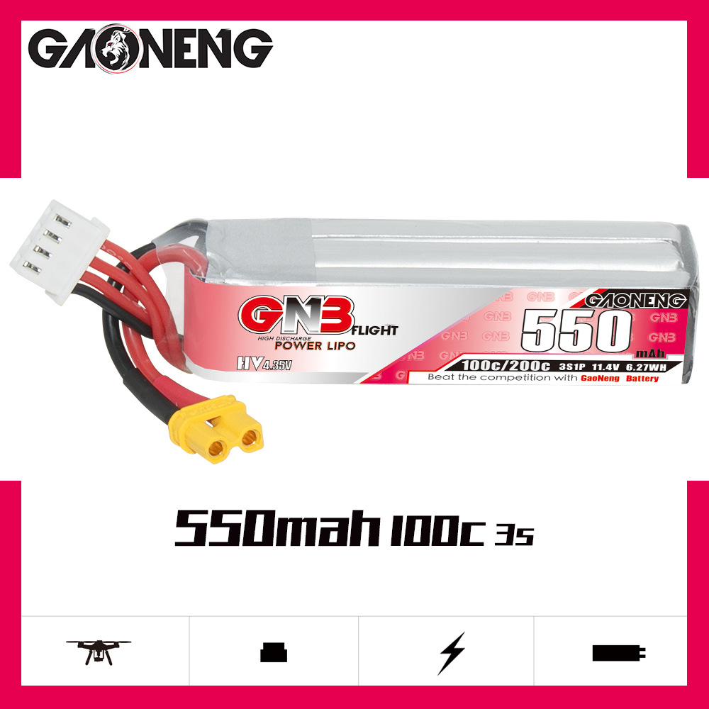 GNB HV 11,4 V 550 mAh 100C/200 – Drone Battery 3S Bewertung und Preis