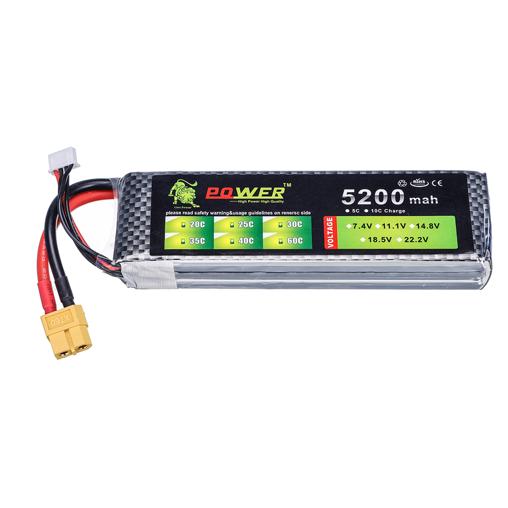 3S 5200mah 11,1V 60C Lipo Batt – Drone Battery 3S Bewertung und Preis